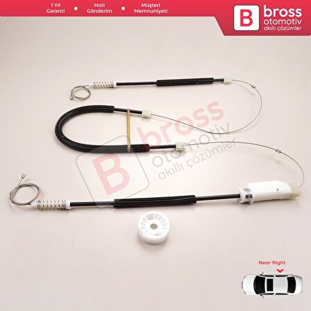 Audi A5 S5 Coupe 08 13 İçin Sağ Arka Cam Mekanizması Tamir Takımı