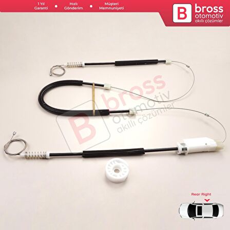 Audi A5 S5 Coupe 08 13 İçin Sağ Arka Cam Mekanizması Tamir Takımı