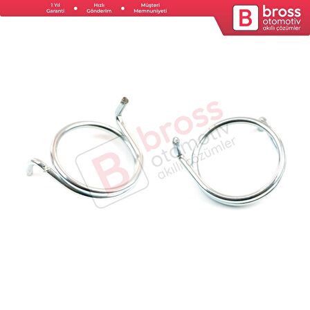 Mercedes için 2 Parça Kapı Kilidi Aktüatör Yayları Çap: 15 mm