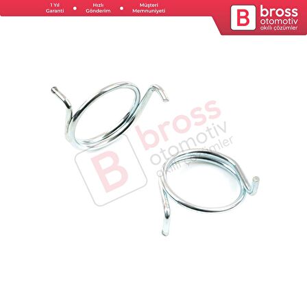 Mercedes için 2 Parça Kapı Kilidi Aktüatör Yayları Çap: 15 mm