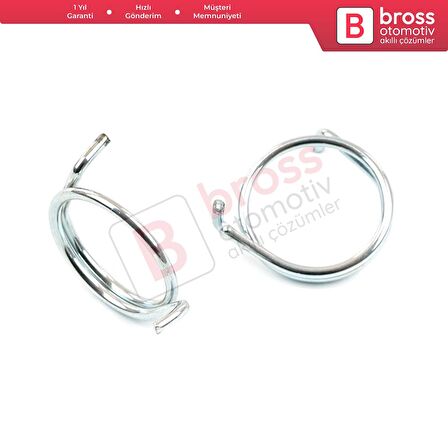 Mercedes için 2 Parça Kapı Kilidi Aktüatör Yayları Çap: 15 mm