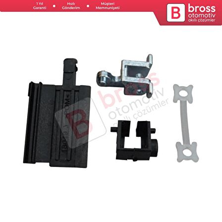 BMW 3 Serisi E36 1992-1999 İçin 4 Parça Sağ Taraf Sunroof Kaydırıcı Tamir Seti :811694522