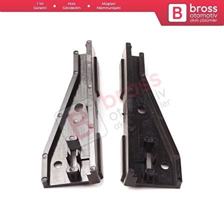 BMW X5 E53 ve X3 E83 2000-2006 İçin 2 Parça Plastik Sunroof Tamir Seti
