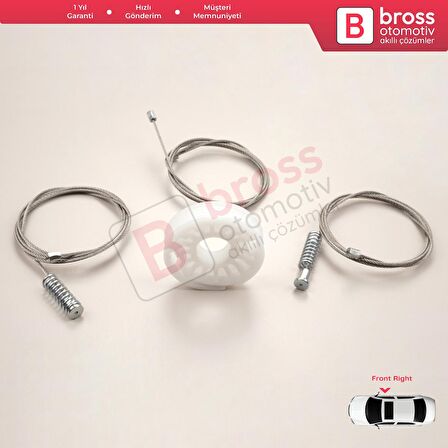 Kia Ceed MK1 ED 2006-2012 5-Kapı 824801H030 İçin Elektrikli Ön Sağ Cam Kriko Tamir Seti