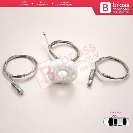 Kia Ceed MK1 ED 2006-2012 5-Kapı 824801H030 İçin Elektrikli Ön Sağ Cam Kriko Tamir Seti