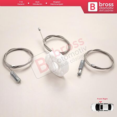 Kia Ceed MK1 ED 2006-2012 5-Kapı 824801H030 İçin Elektrikli Ön Sağ Cam Kriko Tamir Seti