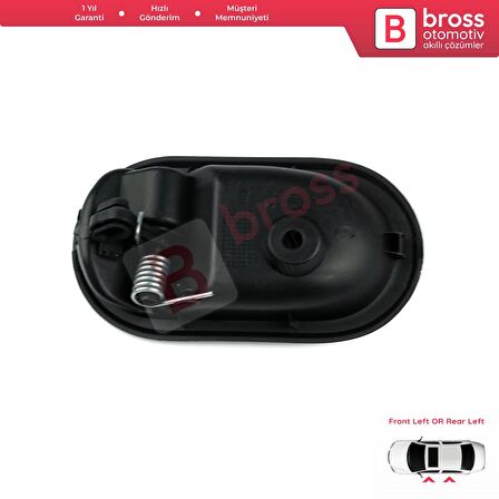 Dacia Dokker Lodgy Duster Sandero Logan İçin Sol İç Kapı Açma Kolu Krom Renk 8200735219