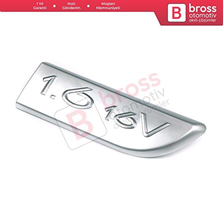 Renault Megane MK2 Scenic MK2 için Sağ Taraf Krom 1.6 16V Monogram Amblemi Yazısı 8200209130