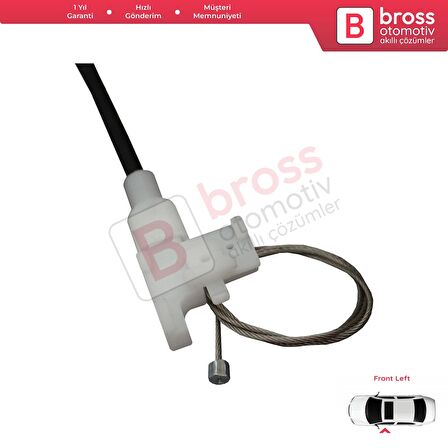 Nissan Terrano MK2 R20 Mercedes Vito W638 807010F015 İçin Elektrikli Ön Sol Cam Kriko Tamir Seti