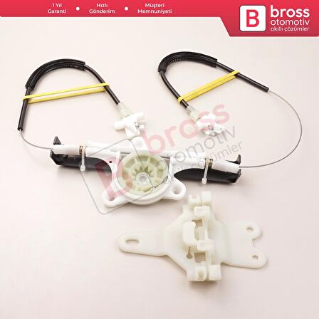 Nissan Terrano MK2 R20 1992-2007 27012X400 İçin Elektrikli Arka Sol Cam Kriko Tamir Seti