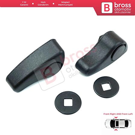 Renault Megane Kangoo MK1 Trafic MK2 için İki Adet Ön Koltuk Ayar Kolu 7701205078 7701205079