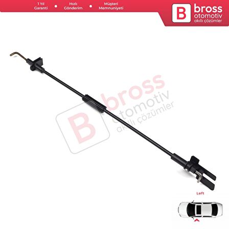 Fiat Albea Palio için Ön Sol Kapı Açma Teli 98822124