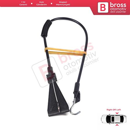 Opel Corsa D 5 Kapı için Arka Kapı İç Açma Teli 13258268