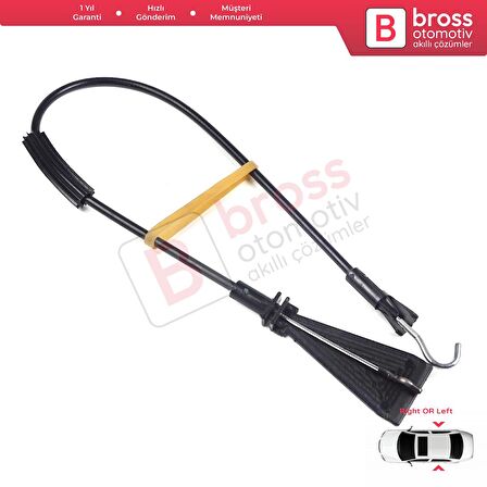 Opel Corsa D 5 Kapı için Arka Kapı İç Açma Teli 13258268