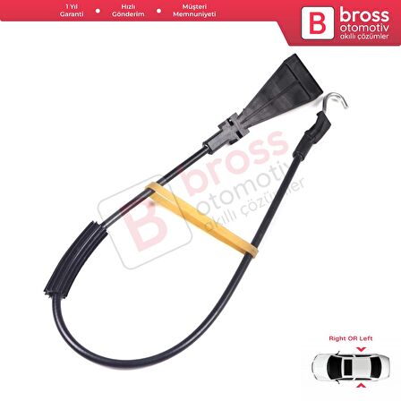 Opel Corsa D 5 Kapı için Arka Kapı İç Açma Teli 13258268