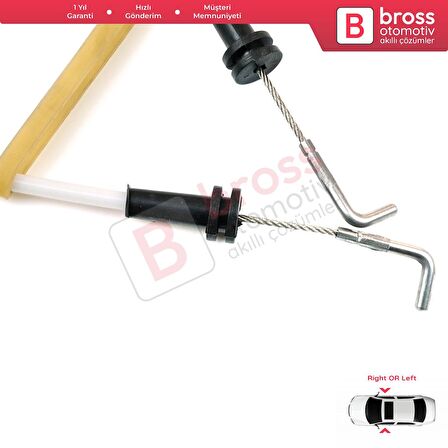 Kia Cerato Spectra için Ön Kapı İç Açma Teli 813712F000