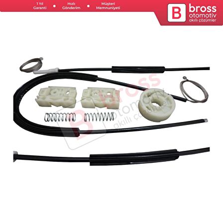 Opel Astra J P10 MK6 2009-2016 4/5 Kapı 13350759 İçin Ön Sağ Kapı Cam Kriko Tamir Seti