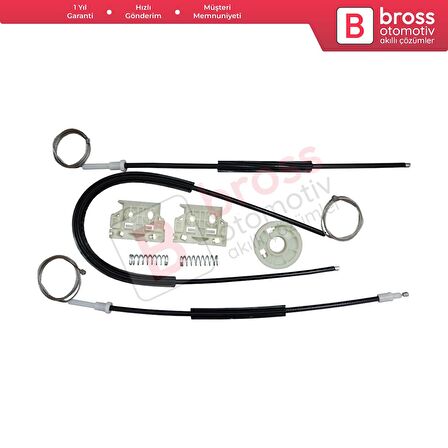 Opel Astra J P10 MK6 2009-2016 4/5 Kapı 13350759 İçin Ön Sağ Kapı Cam Kriko Tamir Seti