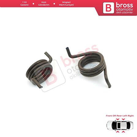 Mercedes A W169 B W245 R W251 İçin 2 adet Kapı Kilidi Aktüatör Tamir Yayları