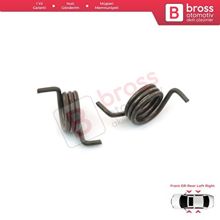 Mercedes A W169 B W245 R W251 İçin 2 adet Kapı Kilidi Aktüatör Tamir Yayları