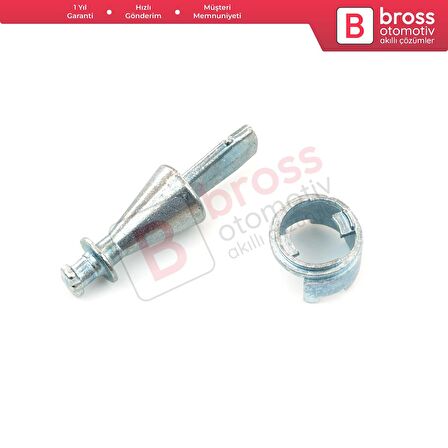 BDP663 VW Golf 6 Jetta 5 İçin Ön Kapı Kilidi Tamir Takımı 45 mm 5K0837167A