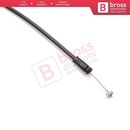 Renault Kangoo için Arka Bagaj Kapı Kilit Açma Kısa Teli 7700354861