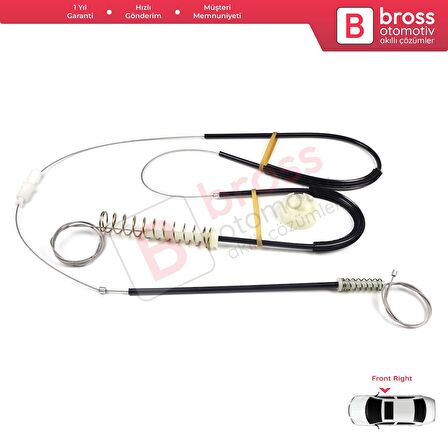 Audi TT MK1 8N 8N3 8N9 1998-2006 2-Kapı 8N0837462 İçin Elektrikli Sağ Cam Kriko Tamir Seti