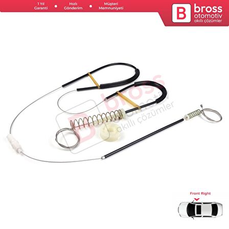 Audi TT MK1 8N 8N3 8N9 1998-2006 2-Kapı 8N0837462 İçin Elektrikli Sağ Cam Kriko Tamir Seti