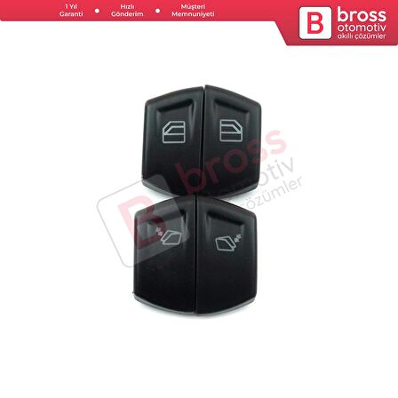 Mercedes Vito Viano Mixto W639 2003-2015 A6395451313 İçin 4 Adet Ön Sürücü Cam Düğme Kapağı