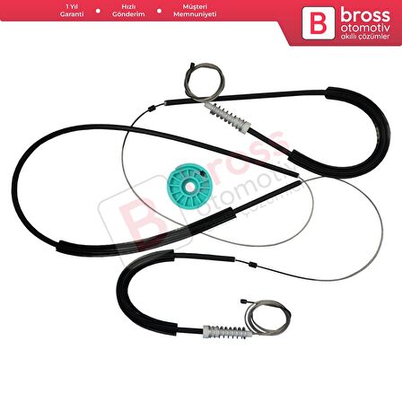 Audi Q7 MK1 4L 4LB 2006-2015 5-Kapı SUV 4L0837462A İçin Elektrikli Ön Sağ Cam Kriko Tamir Seti