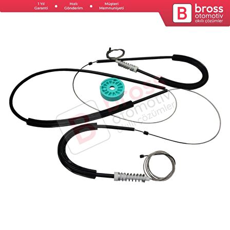 Audi Q7 MK1 4L 4LB 2006-2015 5-Kapı SUV 4L0837462A İçin Elektrikli Ön Sağ Cam Kriko Tamir Seti