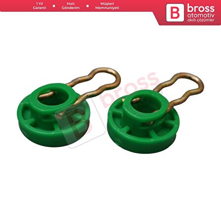 Saab Volvo için 2 Set Cam Kriko Mekanizma Tamir Kılavuzu 4493433 93246015715