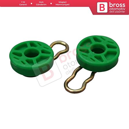 Saab Volvo için 2 Set Cam Kriko Mekanizma Tamir Kılavuzu 4493433 93246015715