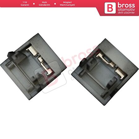 Porsche İçin 2 Adet Ön Kapılar Cam Açma Düğme Kapağı 7PP959858R DML