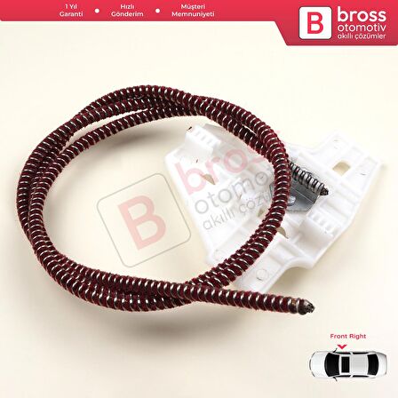 Renault Master MK2 Movano A Iveco Daily 3 4 Interstar X70 İçin Monoray Sağ Kapı Cam Kriko Tamir Seti