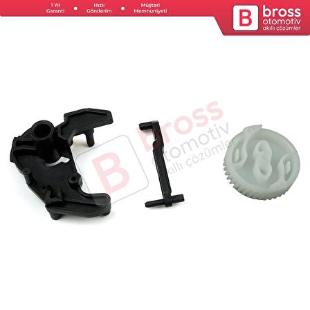 BDP148-2 BMW 1 3 5 X5 X6 Z4 E90 E91 E92 E93 için Sağ Kapı Kilit Tamir Seti 51217202146