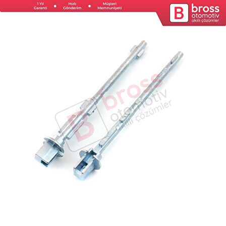 Peugeot Citroen Fiat Lancia Eurovans 1994-2002 İçin 2 Adet Sürgülü Kapı Kolu Kilit Pimi 140 mm