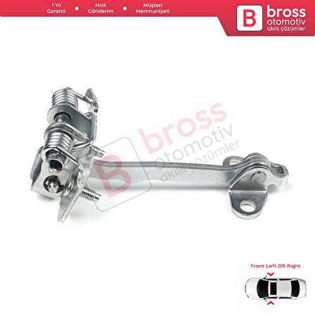 Peugeot 406 4/5 Kapı İçin Ön veya Arka Sağ veya Sol Kapı Gergi Yayı 9181A1 