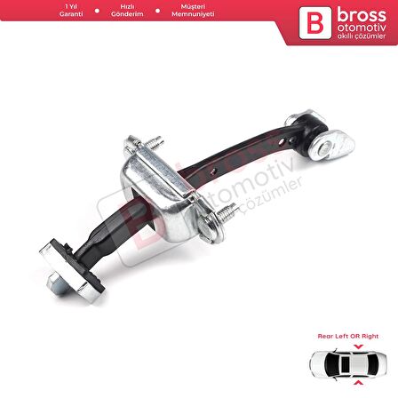 Citroen C4 MK1 2004-2011 Picasso İçin Arka Sağ veya Sol Kapı Gergi Yayı 9181H7