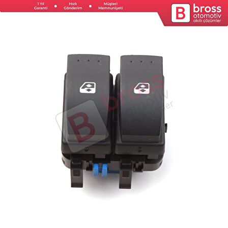 Renault Megane Scenic 2 için İkili Cam Düğmesi 8200107772