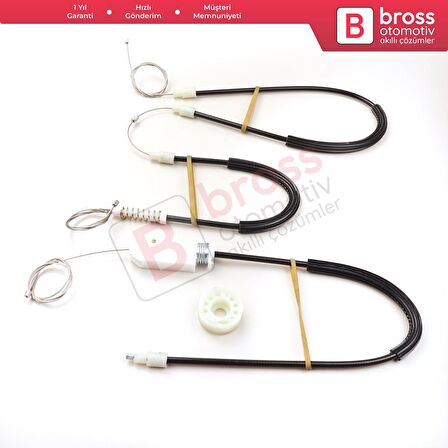 Mercedes SL R230 2001-2012 2-Kapı Convertible Roadster A2307200446 İçin Sağ Cam Kriko Tamir Seti