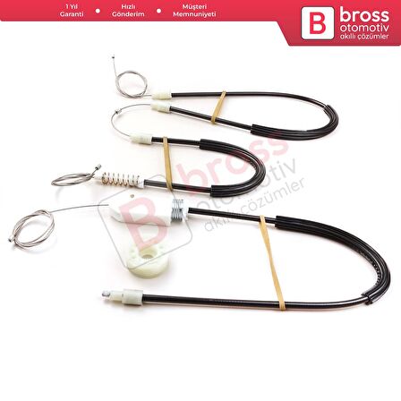 Mercedes SL R230 2001-2012 2-Kapı Convertible Roadster A2307200446 İçin Sağ Cam Kriko Tamir Seti