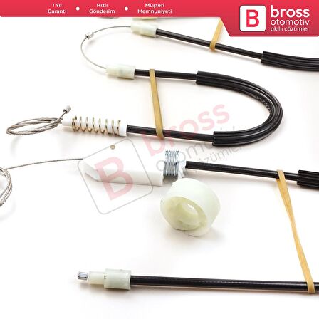 Mercedes SL R230 2001-2012 2-Kapı Convertible Roadster A2307200446 İçin Sağ Cam Kriko Tamir Seti