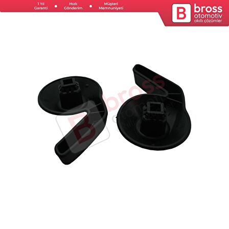 Renault Kangoo MK2 için İki Adet SİYAH Ön Koltuk Ayar Kolu 7701209971, 7701209972