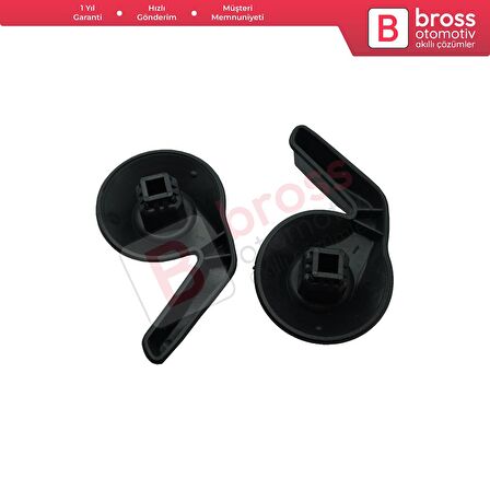 Renault Kangoo MK2 için İki Adet SİYAH Ön Koltuk Ayar Kolu 7701209971, 7701209972