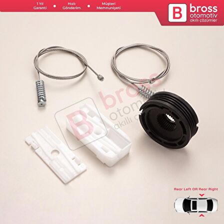 Jaguar XK8 XKR X100 1997-2006 Coupe Convertible C2N3913 C2N3914 İçin Arka Cam Kriko Tamir Seti