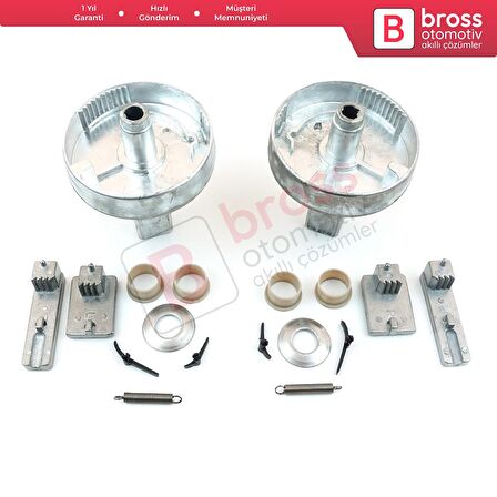 Mercedes Vito Viano W639 Sprinter MK2 VW Crafter için Sağ Sol Kolçak Tamir Seti