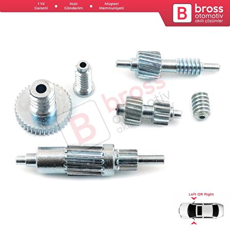 BMW Chrysler Land Rover Freelander için Yan Ayna Motoru 2 Set Dişli İç Parçası