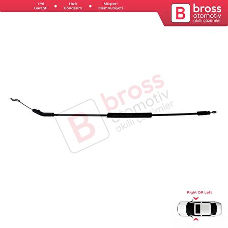 Renault Fluence İçin Ön Dış Kapı Açma Teli 805020022R