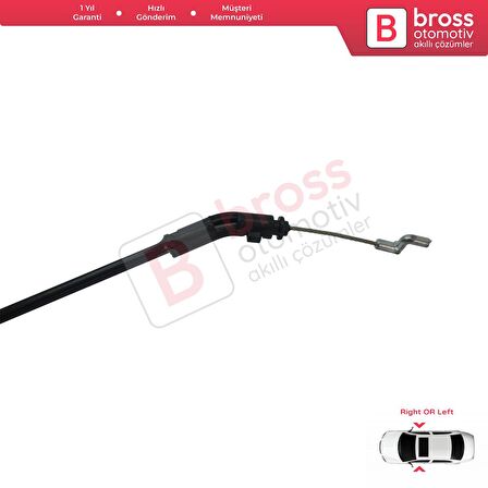 Renault Fluence İçin Ön Dış Kapı Açma Teli 805020022R